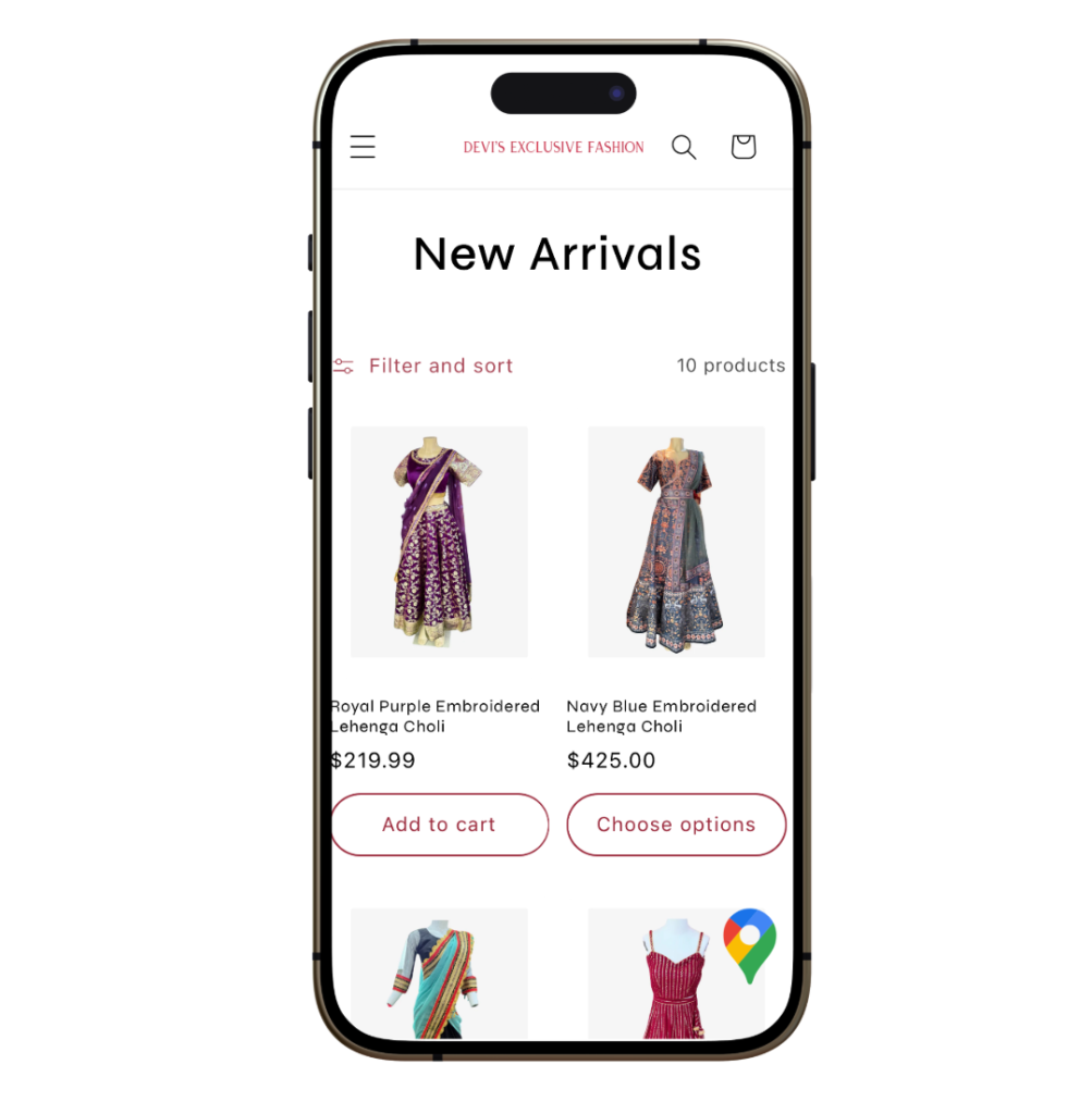 E commerce store website design e1776832361823 Website Design for Local Businesses