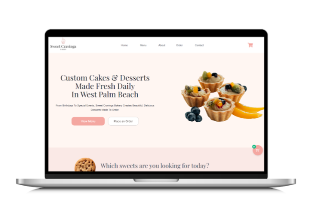 Home Baker Website Design